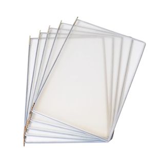 A4壁挂式文件袋 金属竖向翻页作业指导书文件夹 车间工艺展示