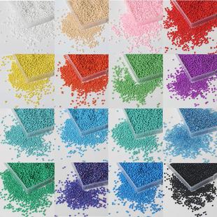 2mm实色烤漆米珠玻璃小珠子手工diy饰品耳环手链项链配件制作材料