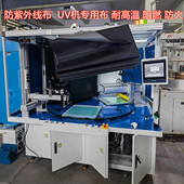 防紫外线防蓝光遮光布UV机固化炉烤箱出料口加厚耐高温遮挡布防火