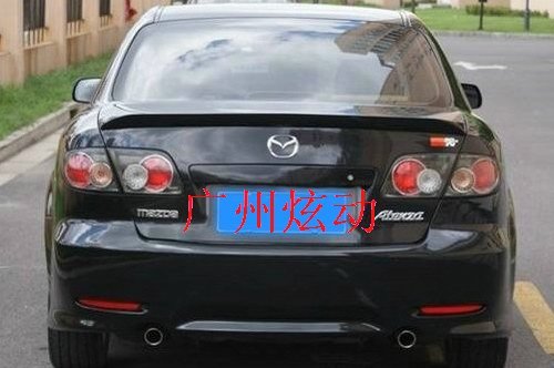 适用于马自达M6汽车改装件压翼外观改装免打孔运动款专用尾翼顶翼