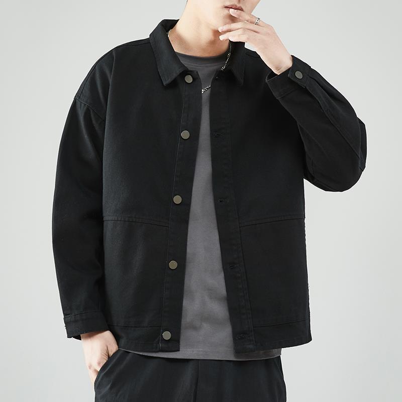 牛仔外套男装春秋季新款韩版潮流休闲棒球服ins潮牌工装夹克男士