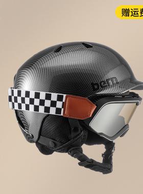 专业滑雪头盔男女通用Bern同款成人单板双板滑雪装备 滑雪安全帽