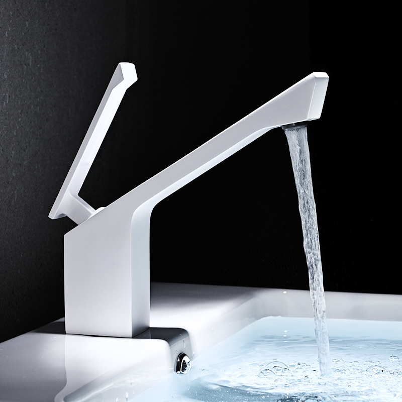 艺术几何造型浴室台盆面盆水龙头