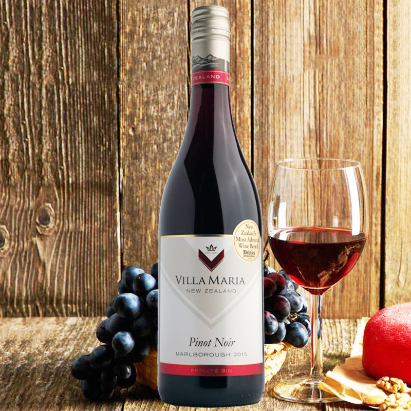 新玛利珍匣黑皮诺红葡萄酒 Pinot Noir 新西兰马尔堡VILLA MARIA