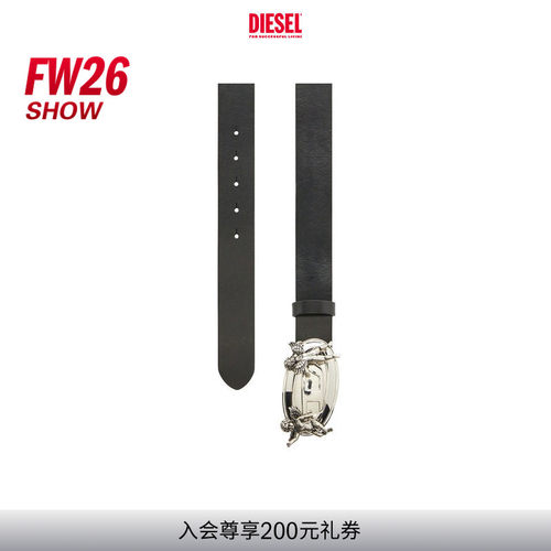 [新款]DIESEL女士时装秀26早秋小天使装饰OVAL D腰带X10967P9499