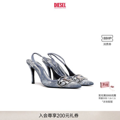 设计感小众细跟凉鞋Diesel