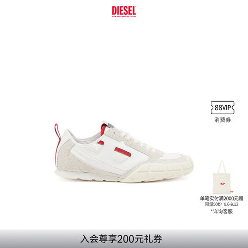 DIESEL男士S-PAGODHA休闲系带运动鞋Y03644P8404