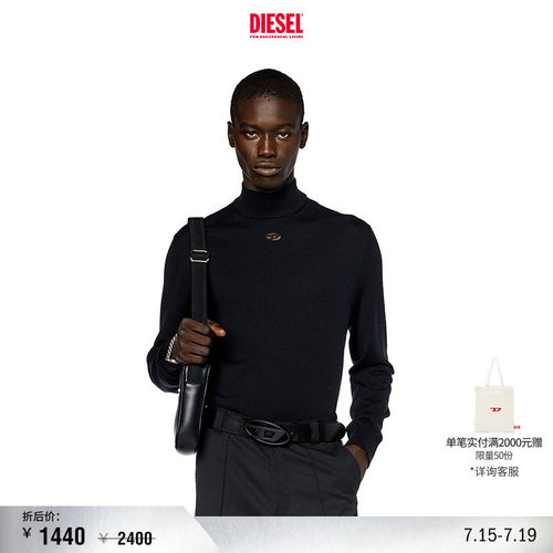 新款针织衫Diesel半高领