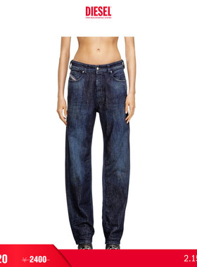 [折扣]DIESEL女士D-ARK低腰合身直筒牛仔裤A0701909M19