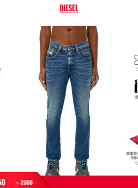 [折扣]DIESEL男士D-STRUKT中腰修身窄脚牛仔裤A03562007L1