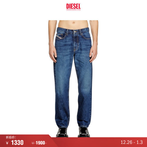 DIESEL男士25早秋直筒牛仔裤