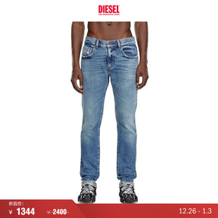 折扣 窄脚牛仔裤 DIESEL男士 STRUKT中腰修身 A0355809F16
