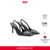 LOGO尖头高跟凉鞋 DIESEL女士OVAL Y02985PR818