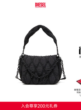[明星同款]DIESEL男女同款CHARM D中号流浪包X10265P80