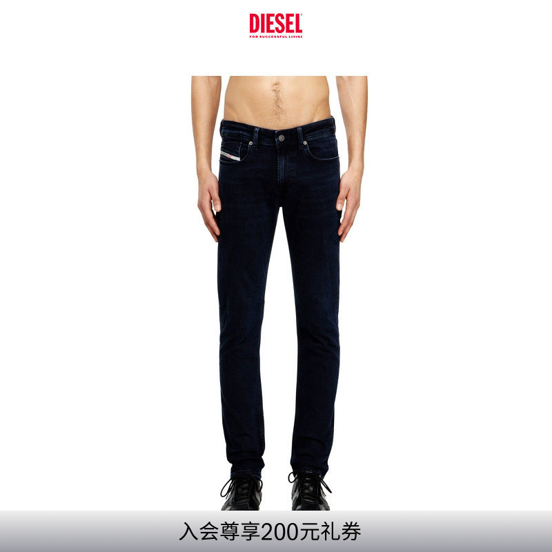 [经典]DIESEL男士SLEENKER低腰紧身铅笔牛仔裤A035950KBBG图片