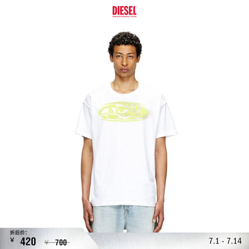 DIESEL男士25早秋短袖T恤