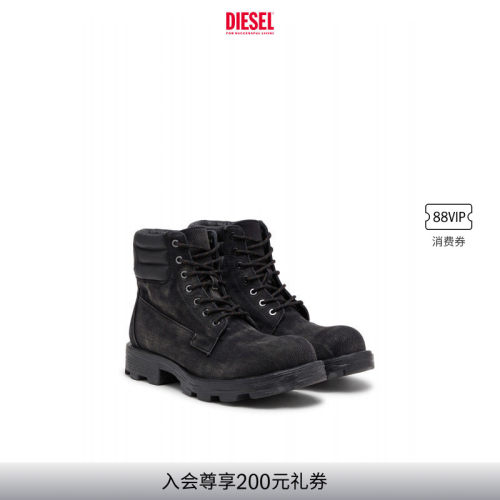 [明星同款]DIESEL男士D-HAMMER马丁靴Y03749P5237