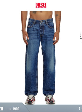 [折扣]DIESEL男士D-MACS中腰合身直筒牛仔裤A0414909I27