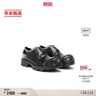 [礼物][季末甄选]DIESEL男士D-HAMMER黑色切尔西靴Y03229P8435