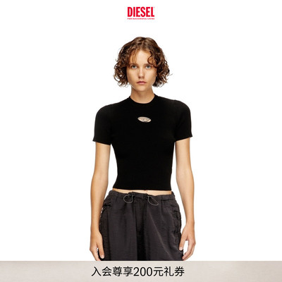 DIESEL女士短袖针织衫