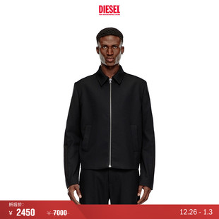 风格 黑色拉链巴恩工装 DIESEL男士 夹克外套A143980CBCL 折扣
