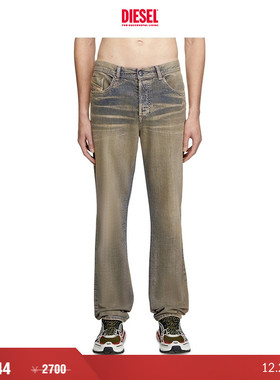 [折扣]DIESEL男士D-FINITIVE中腰合身直筒牛仔裤A1023009L4