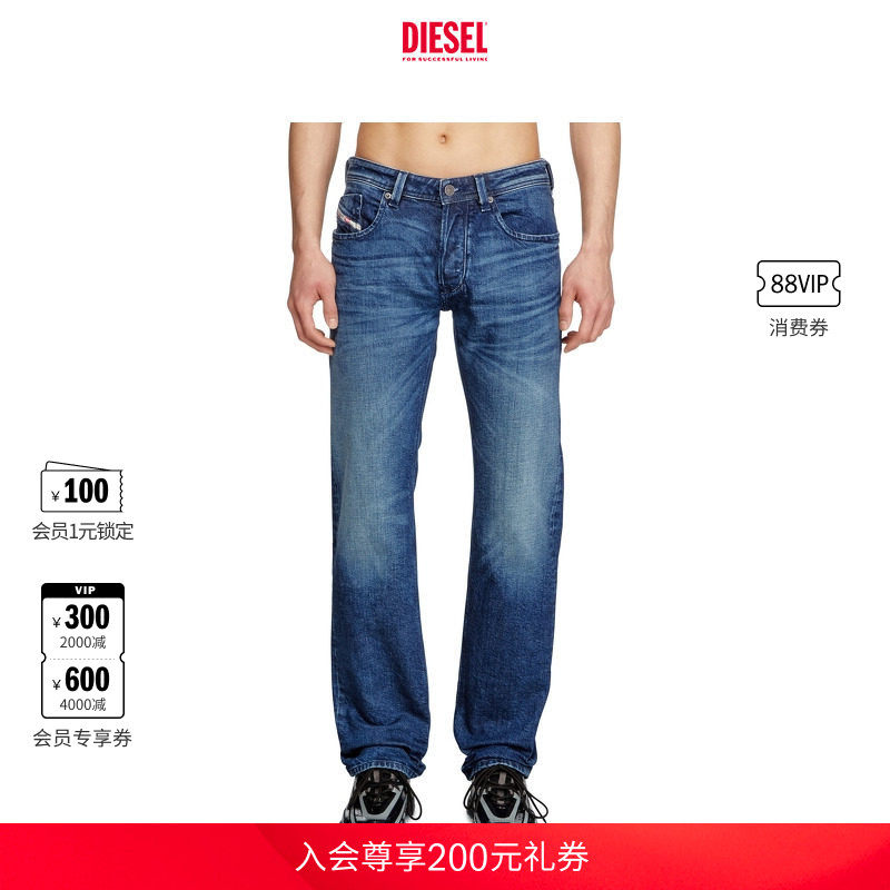 [经典]DIESEL男士LARKEE低腰合身直筒牛仔裤00C06P09L51