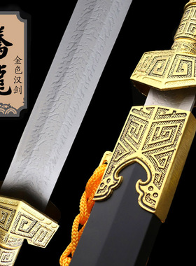 龙泉市古汉刘备秦王剑长短刀剑防身宝剑冷兵器儿童玩具收藏未开刃