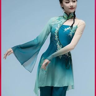古典舞飘逸舞蹈服胶州秧歌表演服女民族艺考扇子舞伞舞台演出服装