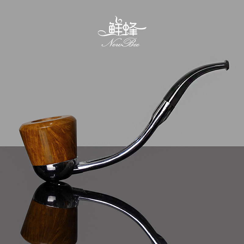 NewBee鲜蜂石楠木烟斗男士手工系统实用小鹰斗实木老式传统过滤具