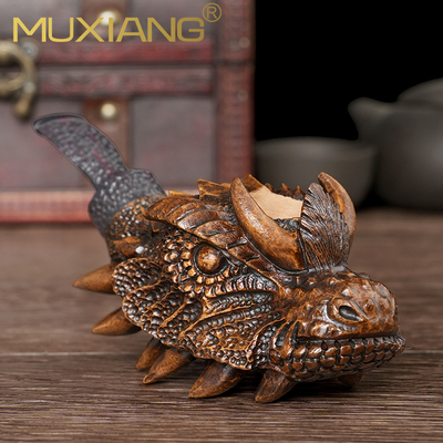 石楠木烟斗男士自由式手工雕刻实木龙头烟斗传统老式过滤专用烟具