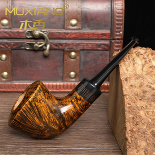 石楠木烟斗男士手工都柏林暖鼻烟斗实木传统老式过滤专用烟具配件