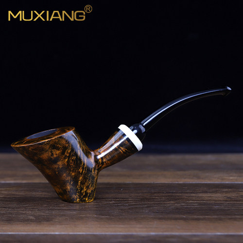 石楠木手工自由式锤子烟斗