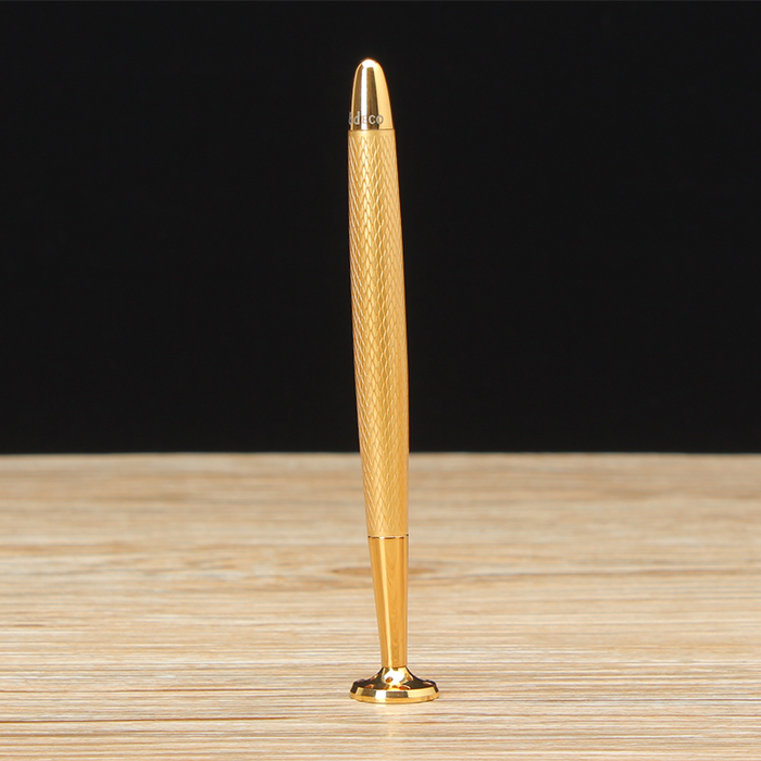 8deco鱼雷压棒 烟斗金属镂花防熄火二合一抽取通针压棒 金色盒装