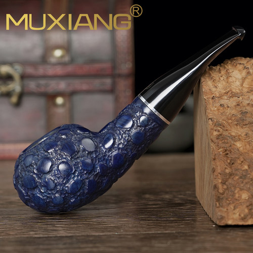 木香石楠木烟斗手工实木雕刻胖子王子斗老式传统过滤专用男士烟具