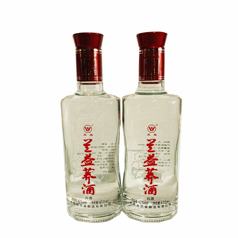 兰益松荞花香酒荞麦酒松子酒苦荞酒云南特产口杯酒450ml*2瓶 42°