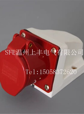 SFE温州上丰 工业防水明装插座 32A/4P/IP44 SF-124
