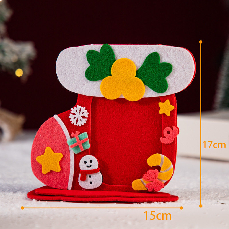 圣诞节小礼物品不织布相框摆件diy手工材料儿童益智玩具圣诞装饰,玩具/童车/益智/积木/模型,手工创意粘贴类,淘宝优惠券,粉丝福利购,淘宝优惠卷