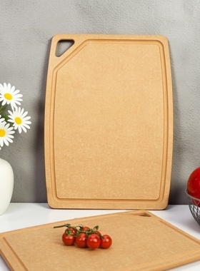 木纤维菜板砧板抑菌防霉不开裂双面两用维砧板家用案板面板水果板