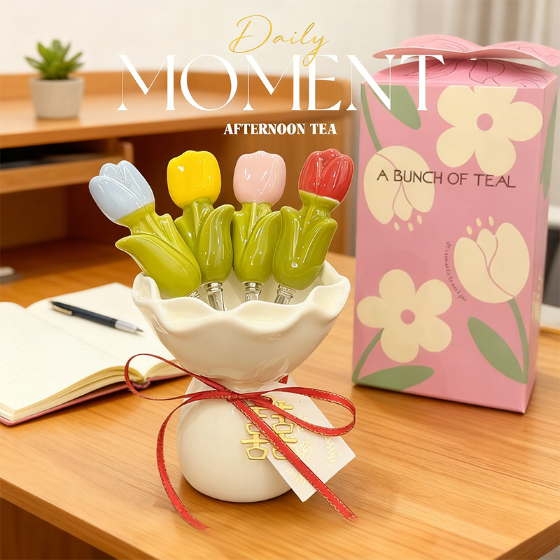 水果叉不锈钢甜品水果签创意