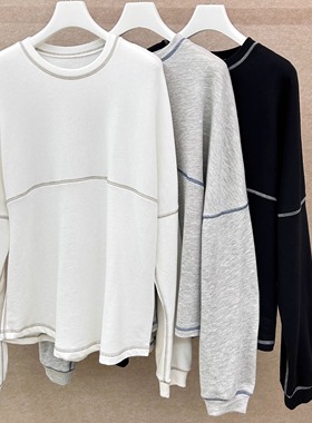 MQ｜MACQNF22825时尚宽松百搭显瘦简约慵懒风套头卫衣女