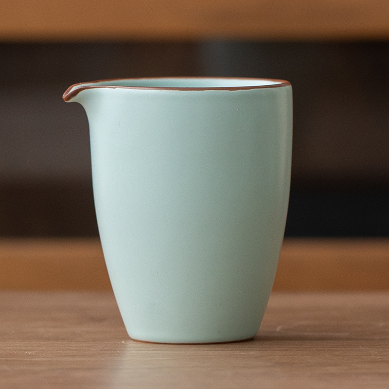 汝窑雅致公道杯可养开片茶海