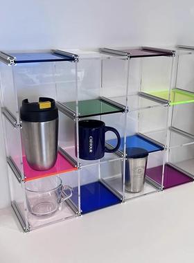 手办展示架DIY亚克力架泡泡马特盲盒可定制2020工业铝型材置物架