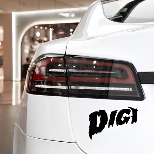 DIGI GHETTO汽车英文贴说唱厂牌地基街头车身车窗玻璃镂空防水贴