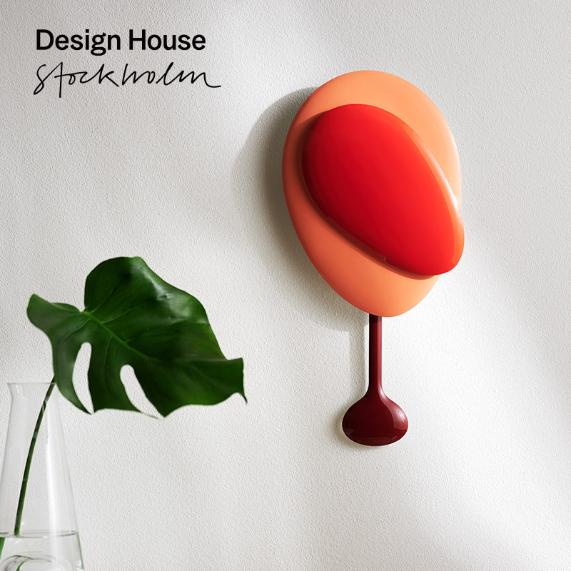 瑞典Design House时尚艺术后现代主义时钟北欧多巴胺墙壁客厅挂饰
