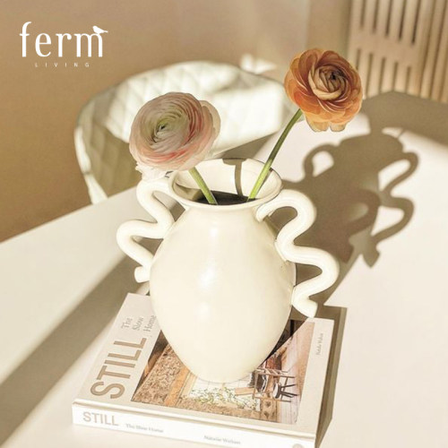 丹麦FermLiving复古鲜花花瓶