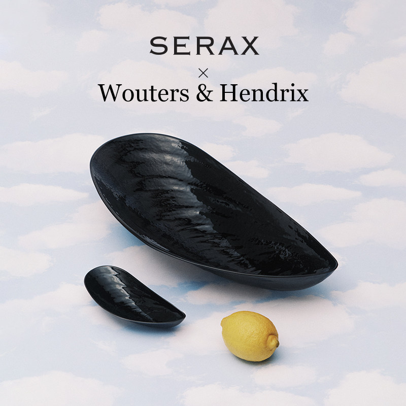 比利时Serax不规则贝壳陶瓷碗凉菜小吃水果碗牛排汁酱汁船调料盅