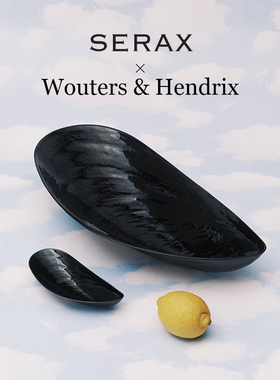 比利时Serax不规则贝壳陶瓷碗凉菜小吃水果碗牛排汁酱汁船调料盅