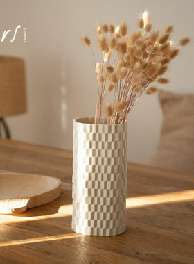 法国Jars SILLAGE纯色简约陶瓷花瓶客厅花器小众设计师装饰摆件