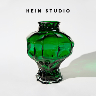 丹麦进口Hein 饰花器艺术摆件 Studio北欧玻璃花瓶水培插花装